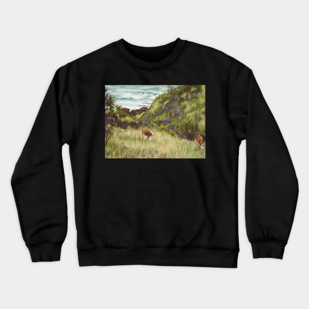 Blueys Cows Crewneck Sweatshirt by Terrimad